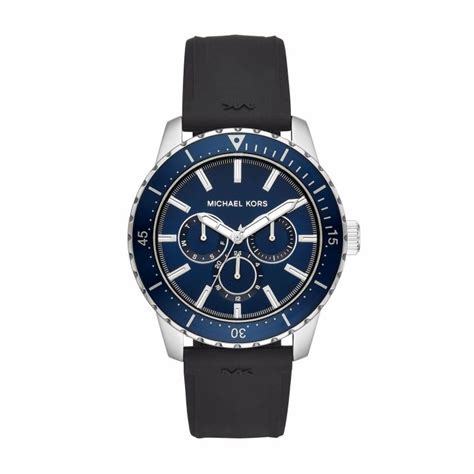 michael kors cunningham|Michael Kors Cunningham Multifunction Black Silicone Watch.